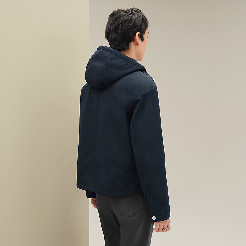 Hermès Nylon Hooded Short Coat ジャケット コート BRAND NEW HERMES