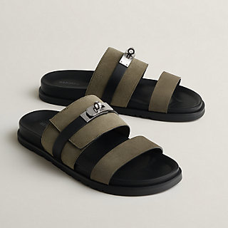 Hermes☆Men's サンダル Sandales Jackson Noir/Noir パリ発 Jackson sandal | Hermès Canada