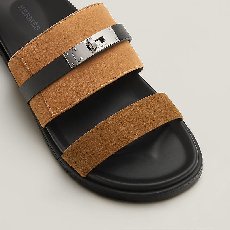 【サッと履けてお洒落♪】Hermes サンダル Jackson スエード jackson-sandal--242952ZHE5-