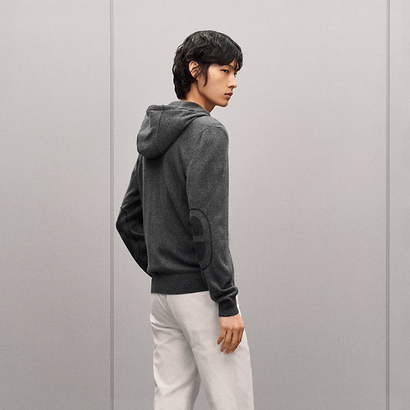 Jaqueta com zíper em cashmere "Maillon Chaîne d'Ancre", Exibir: , visualizar 6 de 6