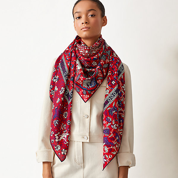 Jardins de Soie shawl 140 | Hermès USA