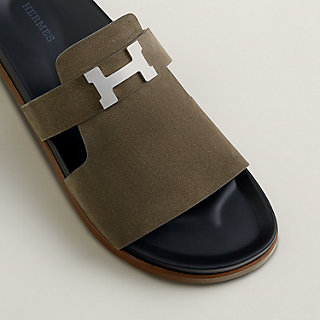 【履き心地抜群♡】HERMES Jaures sandal HERMES シックな【Sandali Jaures】カーフスキン ブラック 人気