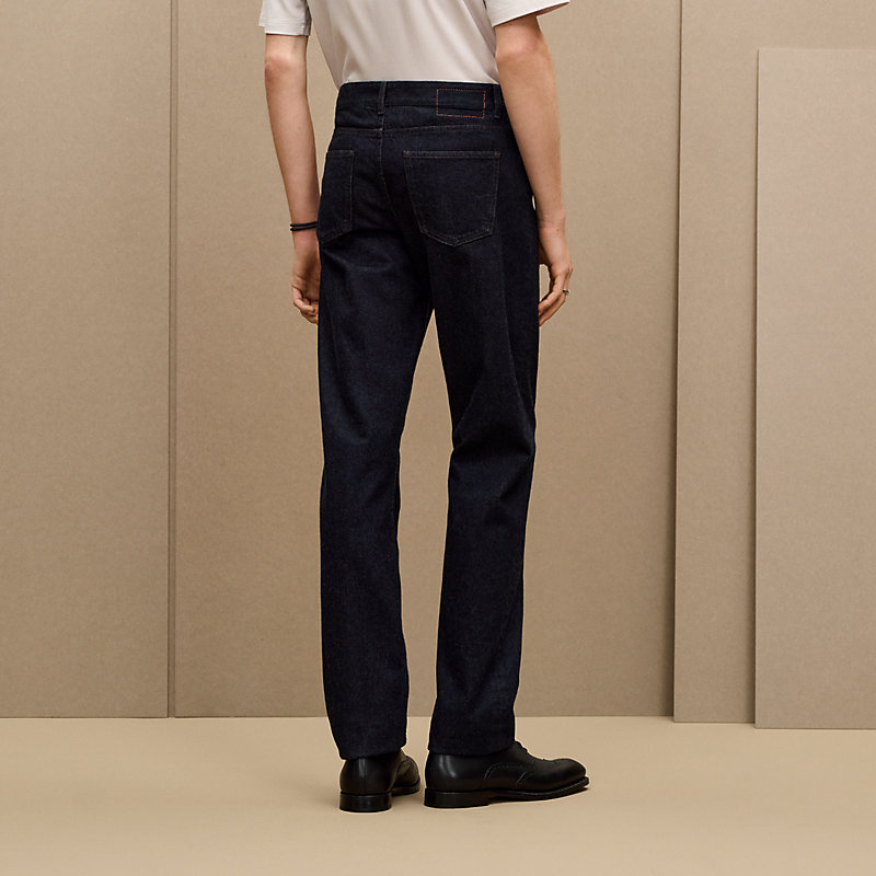 Jeans jacron cuir, Vue: , vue 3 sur 5