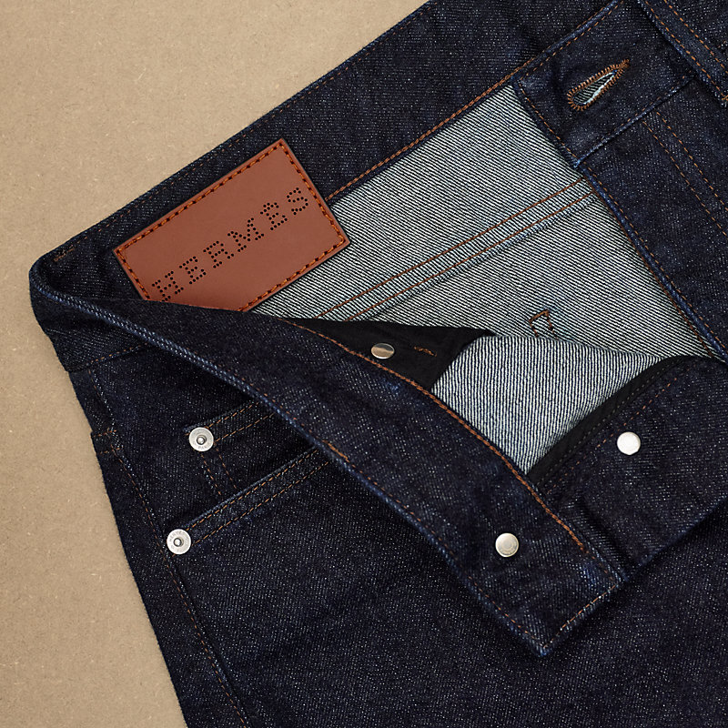 Jeans jacron cuir, Vue: , vue 5 sur 5