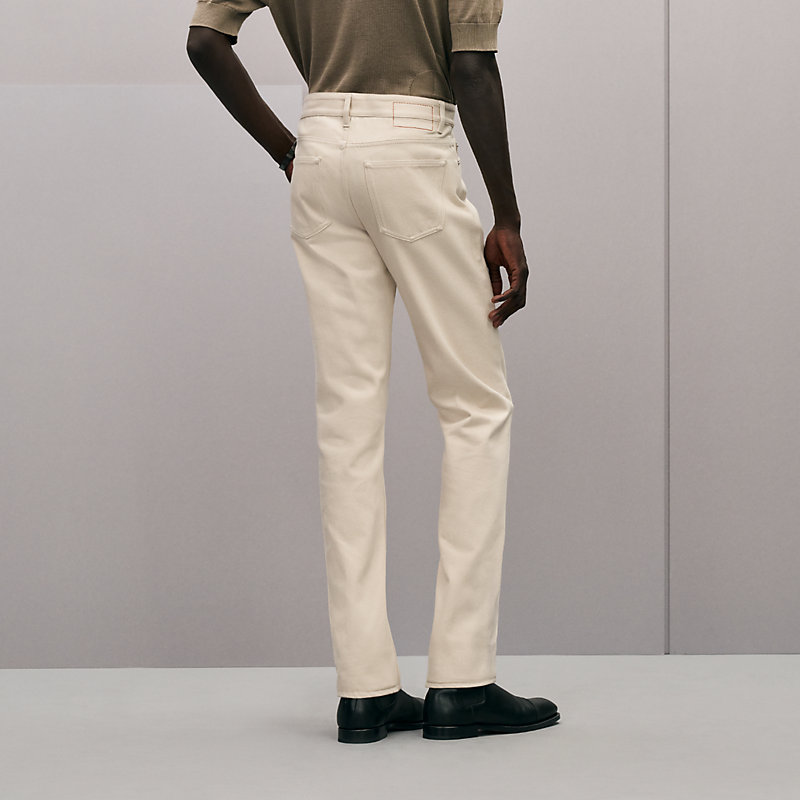 Jeans jacron cuir, Vue: , vue 3 sur 5