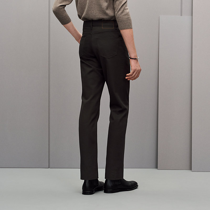 Jeans mit Jacron-Lederlabel, Ansicht: , Ansicht 3 von 5