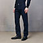 Jeans with leather pocket detail, View: Worn, worn, view 1 of 7
