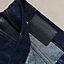Jeans with leather pocket detail, View: Worn, worn, view 7 of 7