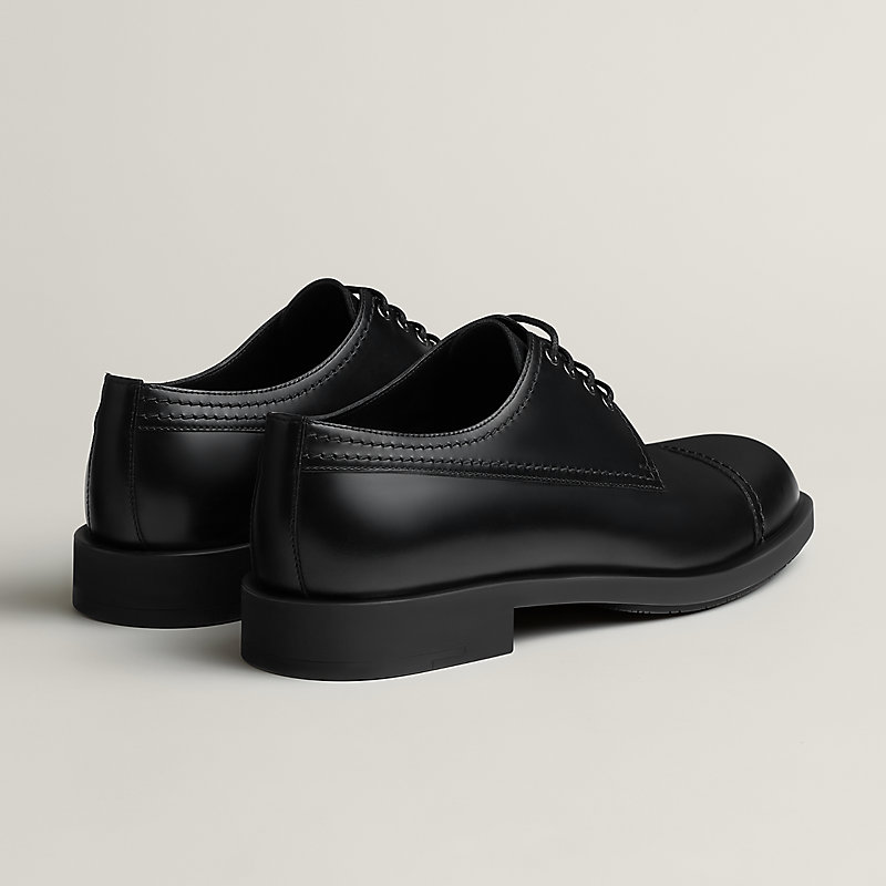 軽快モダン◎【HERMES】Jason ダービーシューズ ブラック 黒 240917-12a.jpg