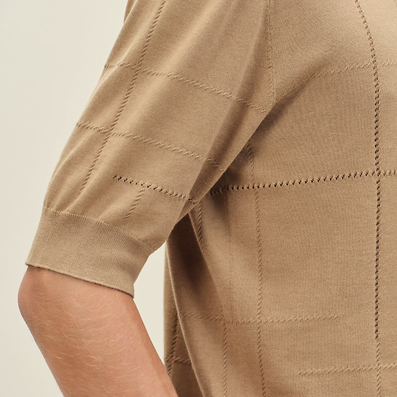 Jersey con cuello redondo "jeu de points sellier"