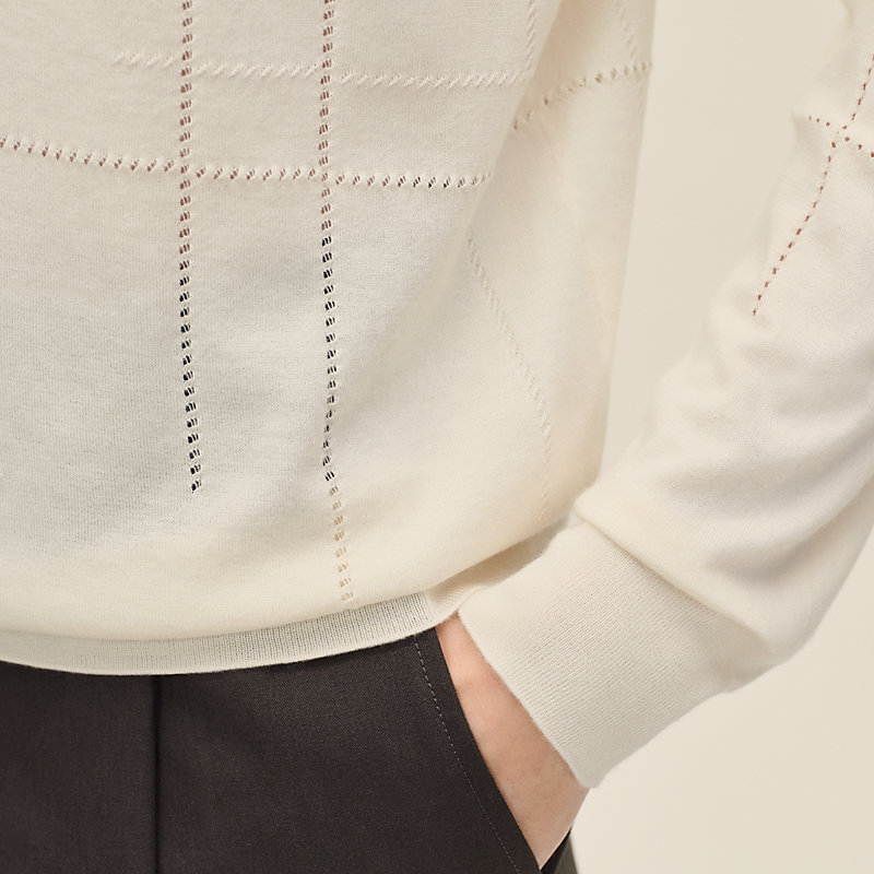 Jersey con cuello redondo "jeu de points sellier", Vista: , vista 6 de 6