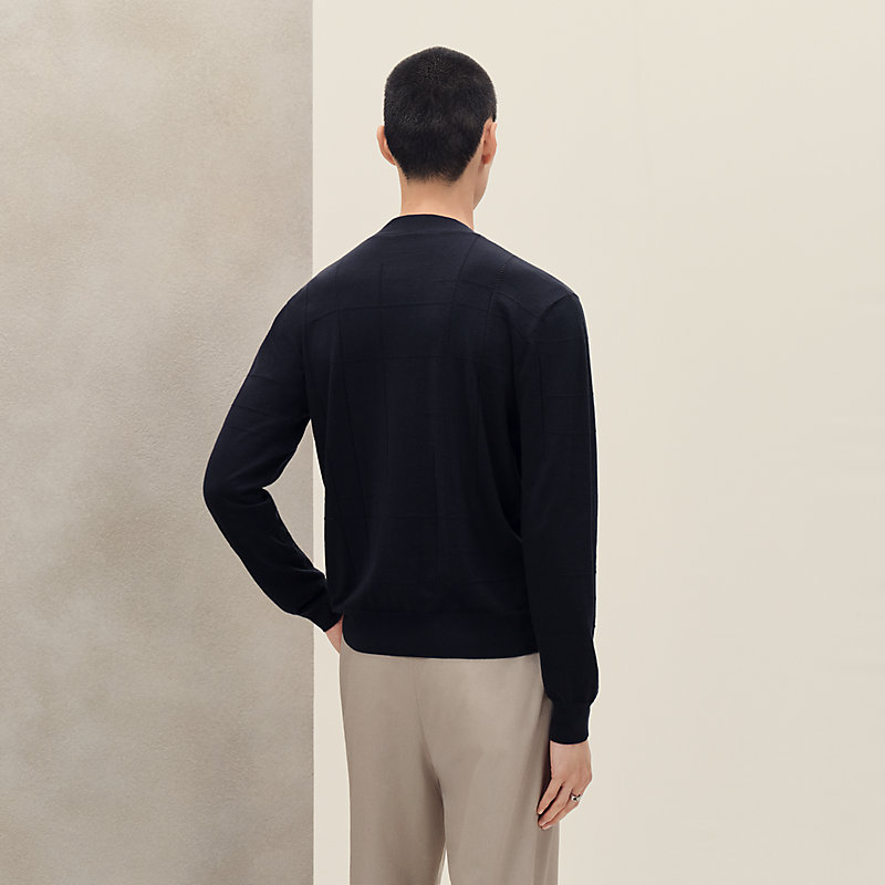 "Jeu de points sellier" buttoned cardigan