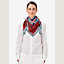 Jeu des Omnibus Remix scarf 90, View: Worn, worn, view 2 of 2