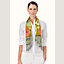 Jeu des Omnibus Remix scarf 90, View: Worn, worn, view 2 of 2