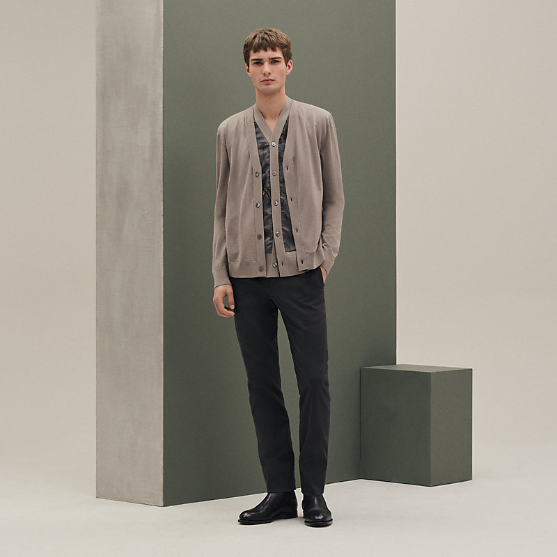 "Jeu dessus de soie" buttoned cardigan, View: , view 3 of 6