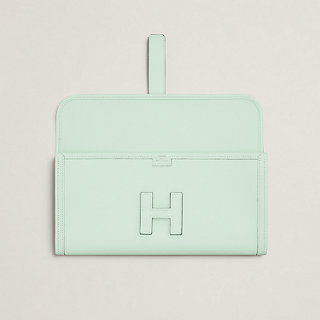 Jige Elan 29 clutch - Green | Hermès USA