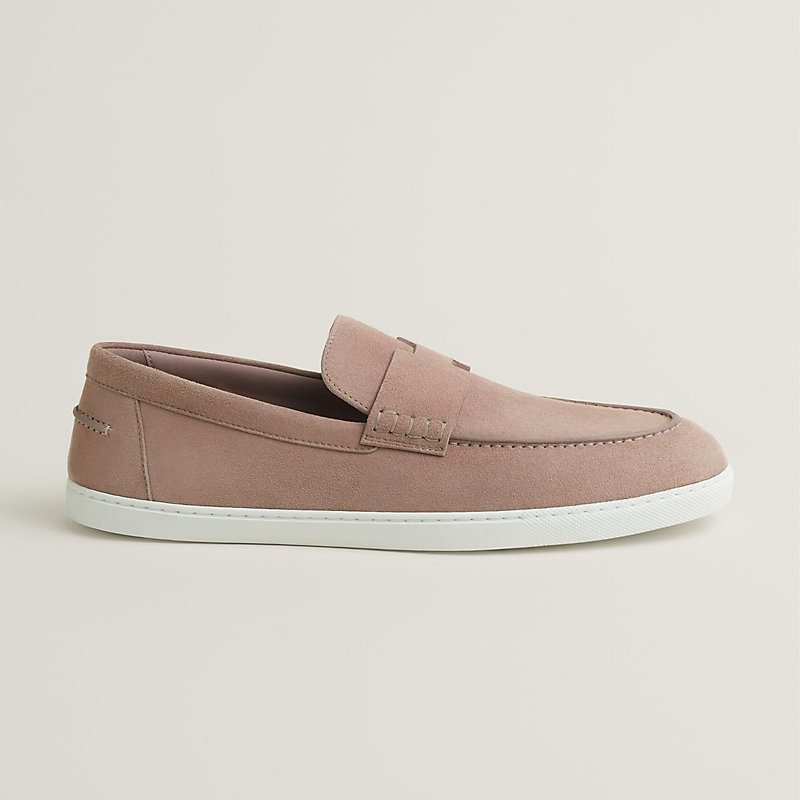 【Hermes】アイコニックな\"H\"/スエード ☆ Lazy モカシン men's lazy-loafer--252020Z 02-side-