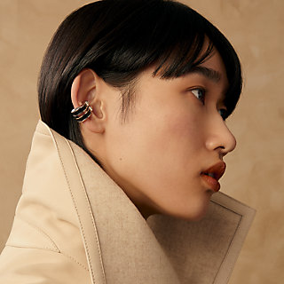 CDL Parthenon Ear Cuff　シルバー Jockette ear cuff - Black | Hermès Macau SAR