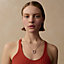 Jockette necklace, small model, View: Worn, worn, view 2 of 3
