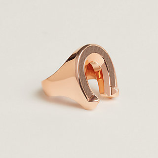 Jockette ring, large model - Beige | Hermès Hong Kong SAR