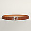 Jockey au Carre belt buckle & Leather strap 32&nbsp;mm, View: , view 1 of 2