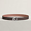 Jockey au Carre belt buckle & Reversible leather strap 32&nbsp;mm, View: , view 2 of 3