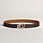 Jockey au Carre belt buckle & Reversible leather strap 32&nbsp;mm, View: , view 1 of 3