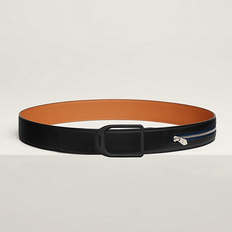 Jockey belt buckle & Cache-Tout leather strap 38 mm