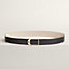 Jockey belt buckle & Reversible leather strap 32 mm, view 1 of 3