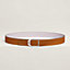Jockey belt buckle & Reversible leather strap 32 mm, view 1 of 3