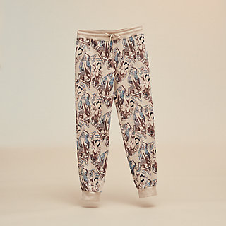 HERMES ズアヴとドラゴン Esprit プリント jogging パンツ Jogging 