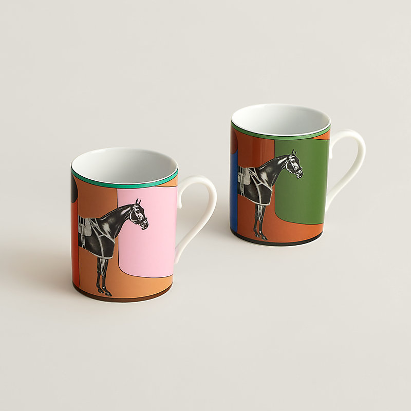 Jogo de 2 canecas La Serpentine Hermès | Hermès Brasil