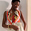 Jour de Casting scarf 70, View: Worn, worn, view 2 of 3