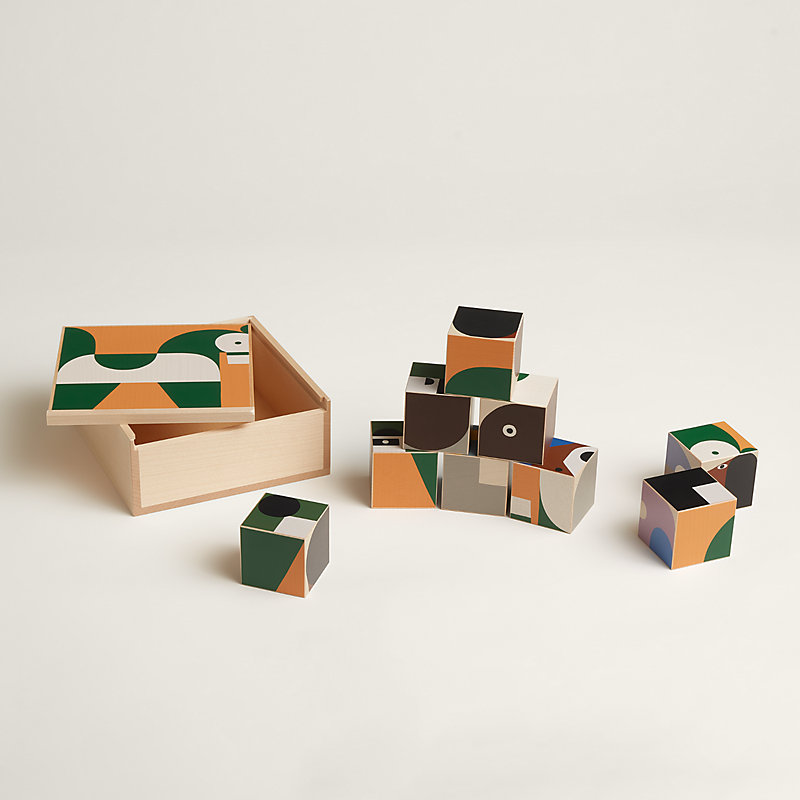 Juego de 9 cubos Animaux Blocks