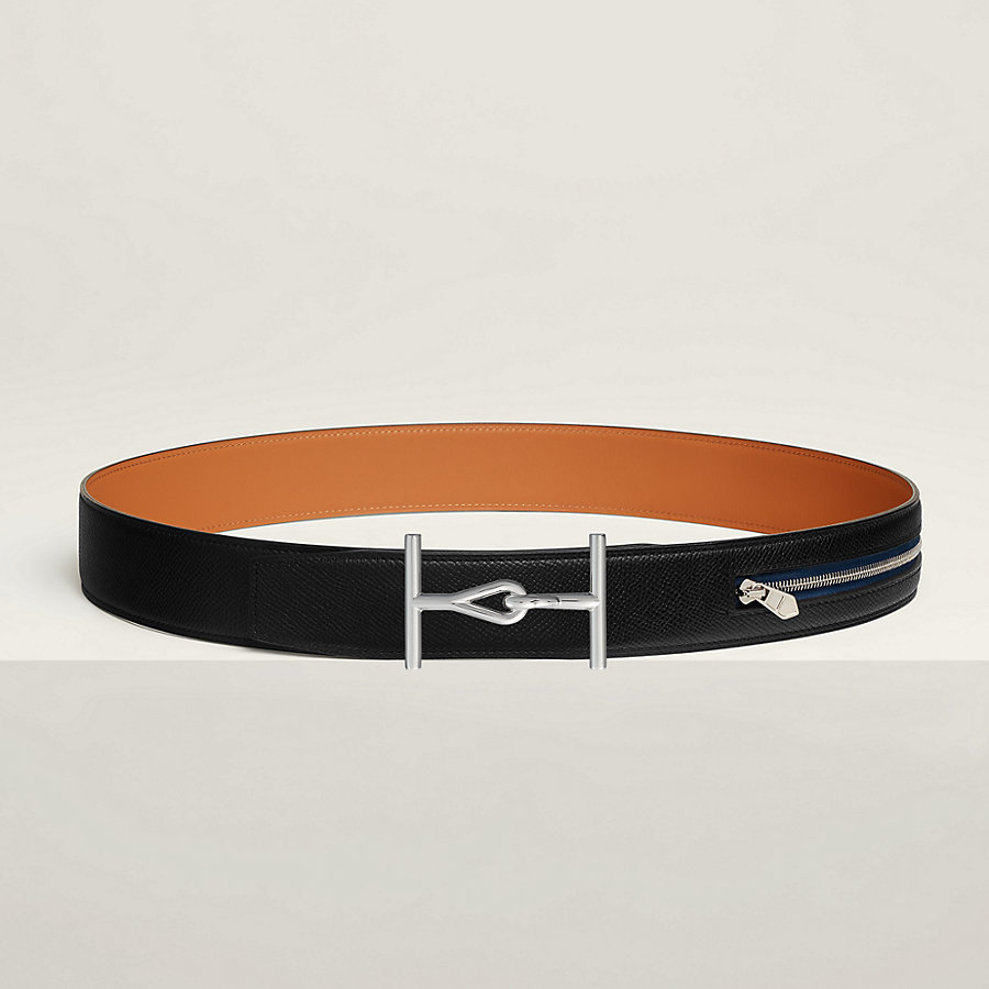 Jumbo belt buckle & Cache-Tout leather strap 38 mm | Hermès USA