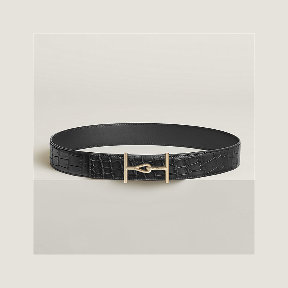 Jumbo belt buckle & Leather strap 38 mm | Hermès Thailand