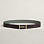 Jumbo belt buckle & Reversible leather strap 32&nbsp;mm, View: , view 1 of 3