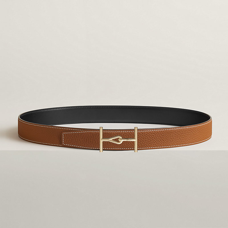 Jumbo belt buckle  Reversible leather strap 32 mm Hermès Malaysia