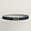 Jumbo belt buckle & Reversible leather strap 32&nbsp;mm, View: , view 1 of 2
