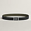 View: , Jumbo belt buckle & Reversible leather strap 32 mm