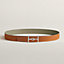 Jumbo belt buckle & Reversible leather strap 32&nbsp;mm, View: , view 1 of 2