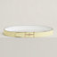 Jumbo belt buckle & Reversible leather strap 32&nbsp;mm, View: , view 1 of 2