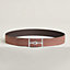 Jumbo belt buckle & Reversible leather strap 38&nbsp;mm, View: , view 1 of 3