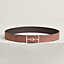 Jumbo belt buckle & Reversible leather strap 38&nbsp;mm, View: , view 1 of 3