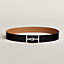 View: , Jumbo belt buckle & Reversible leather strap 38 mm