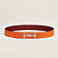 Jumbo belt buckle & Reversible leather strap 38 mm, view 2 of 3