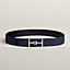 View: , Jumbo belt buckle & Reversible leather strap 38 mm