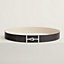 Jumbo belt buckle & Reversible leather strap 38&nbsp;mm, View: , view 1 of 3