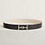 Jumbo belt buckle & Reversible leather strap 38&nbsp;mm, View: , view 1 of 3