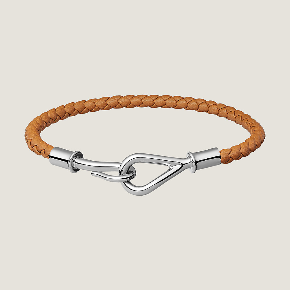 Hermès - Authenticated Jumbo Bracelet - Gold Plated Brown for Women, Very Good Condition